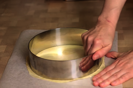 Торт наполеон крем–брюле с хрустящими коржами: шаг 5
