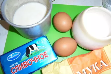 Блины-гриль с мясом: шаг 1