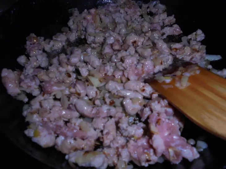 Блины-гриль с мясом: шаг 5
