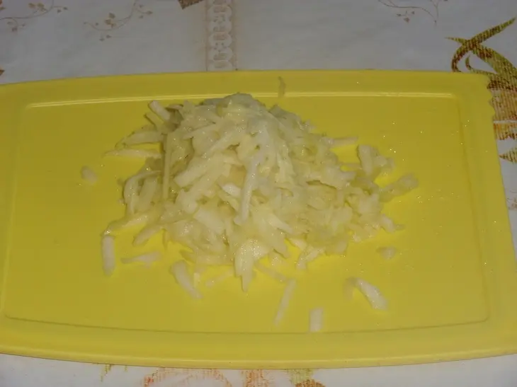 Оладьи с яблоком и бананом: шаг 4
