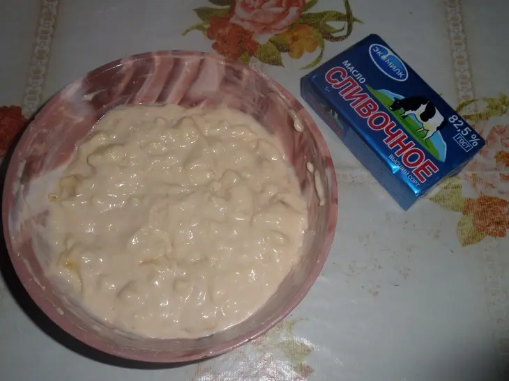 Оладьи с яблоком и бананом: шаг 7