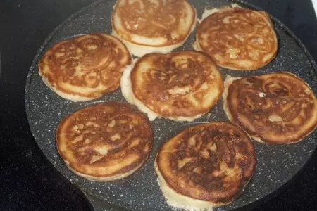 Оладьи с яблоком и бананом: шаг 9