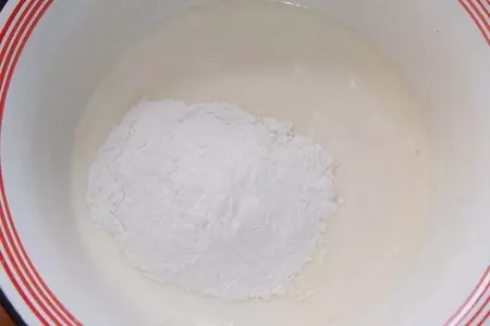 Оладьи с бананом.: шаг 5