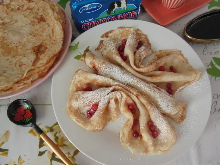 Блины кисельные заварные: шаг 7