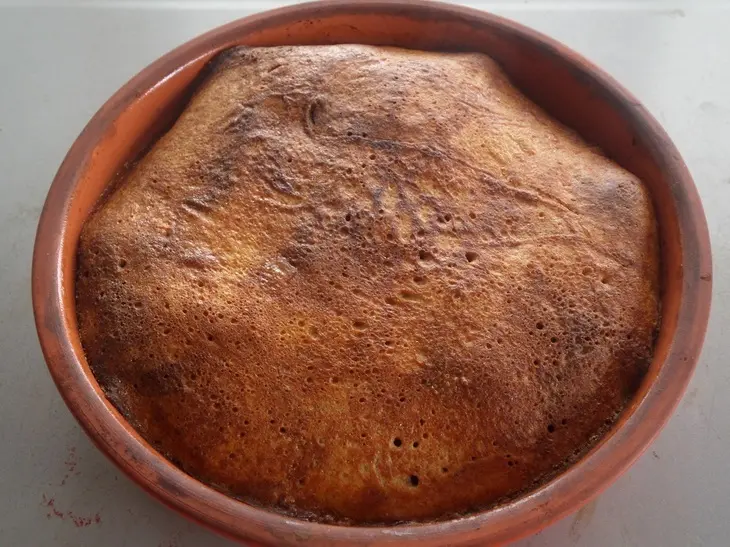 Блинный пирог с брынзой и овощами: шаг 9