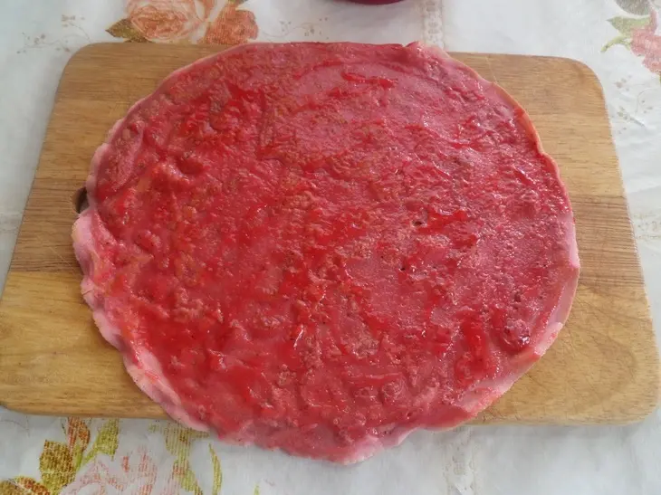Клубничные блины с клубничным джемом и творожным кремом: шаг 16