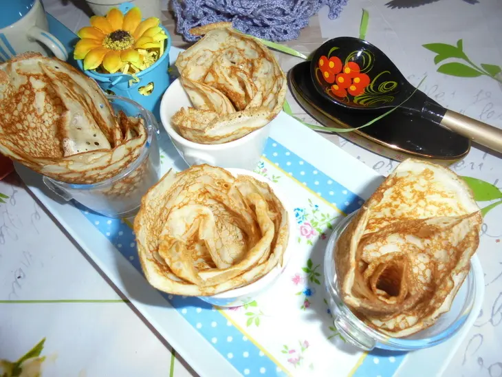 Блины заварные на ряженке: шаг 6