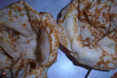 Блинные мини-ватрушки с творогом и черникой: шаг 4