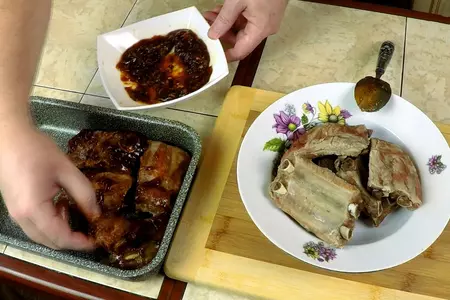 Свиные рёбрышки в хрустящем панцире.: шаг 5
