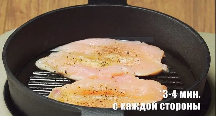 Салат "цезарь": шаг 7