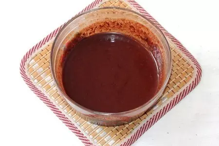 Брауни с малиной: шаг 1