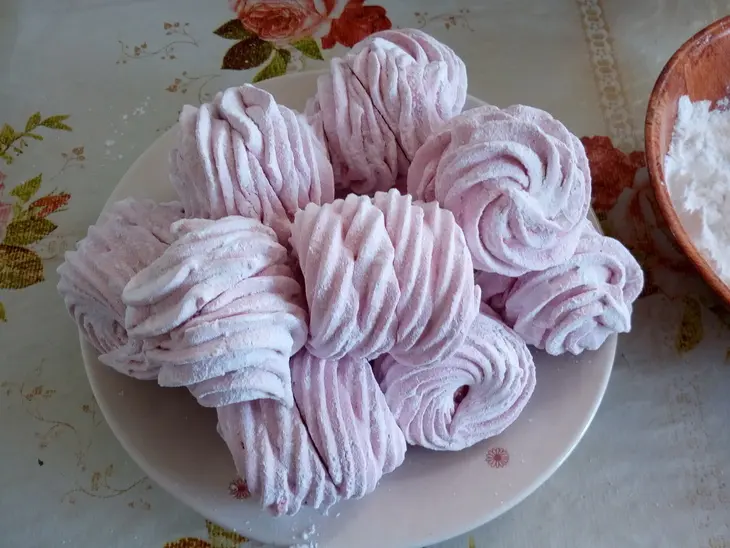 Яблочно - клюквенный зефир: шаг 26