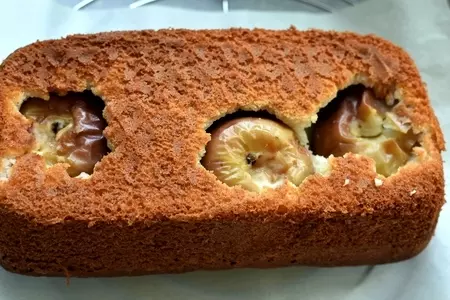 Кекс с фаршированными яблоками.: шаг 5