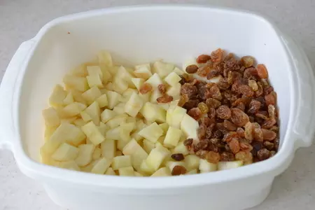 Булочки с изюмно-грушевой начинкой: шаг 6