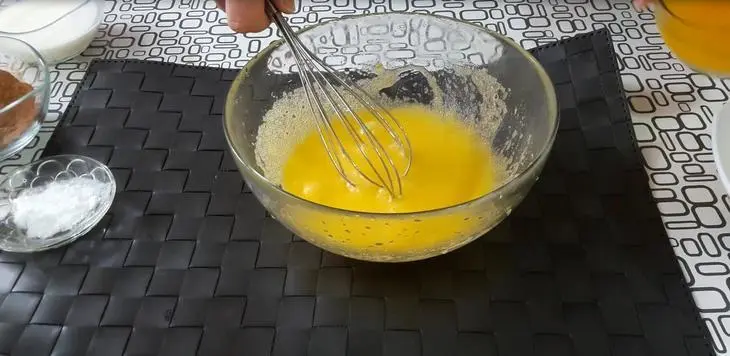 Шоколадный кекс: шаг 1