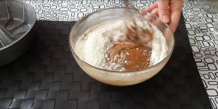 Шоколадный кекс: шаг 2