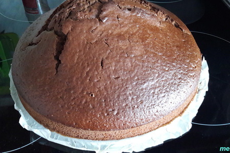 Торт шоколадно-кофейный с черносливом: шаг 2