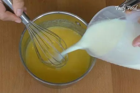 Заварной крем классический (для медовика, наполеона, эклеров): шаг 2