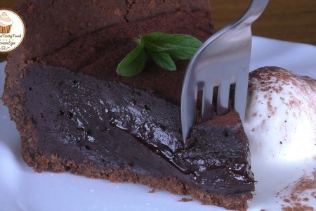  шоколадно-трюфельный пирог: шаг 8