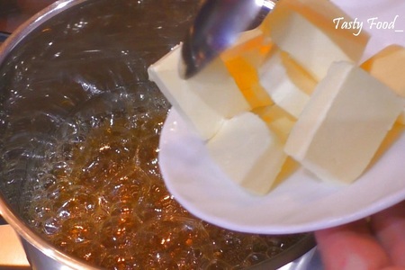 Карамельный соус (соленая карамель): шаг 4