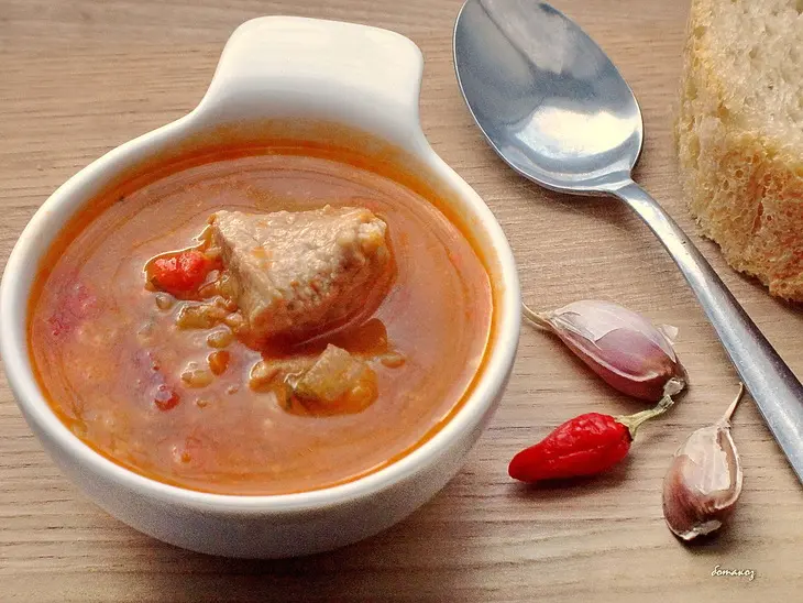 Пряный чечевичный суп: шаг 2