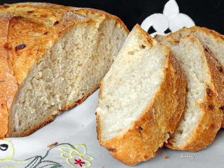 Хлеб с луком и сыром: шаг 2