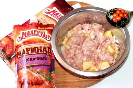 Шашлык из фарша с чесночным маринадом  «махеевъ: шаг 3