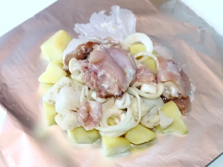 Маринованные куриные грудки с овощами: шаг 5