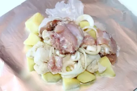 Маринованные куриные грудки с овощами: шаг 5