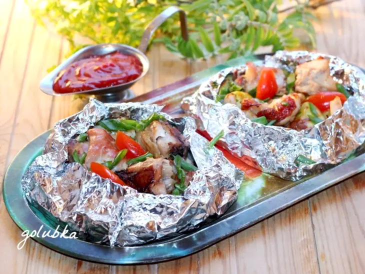 Маринованные куриные грудки с овощами: шаг 8
