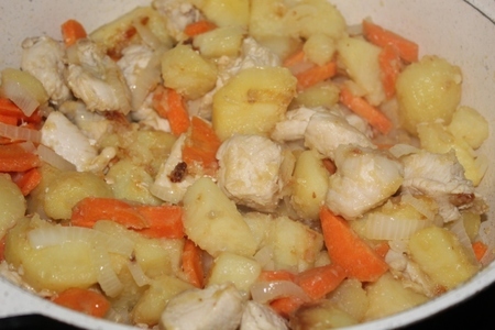 Картофель с курицей (полноценный обед в 1 кастрюле): шаг 5