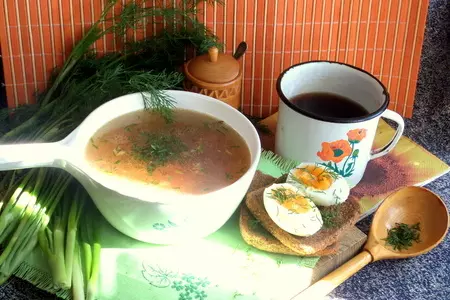 Куриный бульон с зеленью: шаг 9