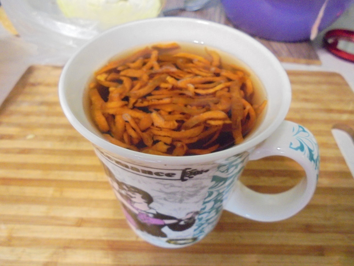 Макаловка +морковный чай: шаг 8
