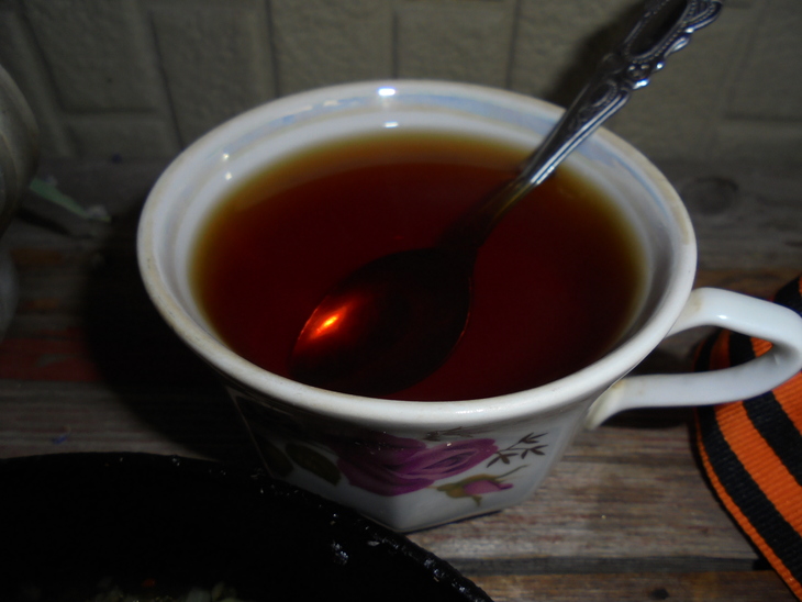 Макаловка +морковный чай: шаг 9