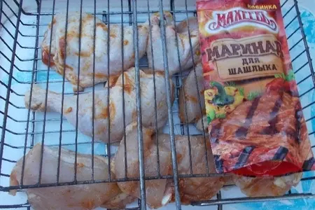 Курица в шашлычном маринаде: шаг 2