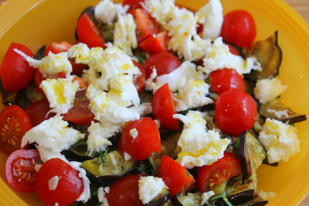 Сицилийский салат с баклажанами: фото шаг 6
