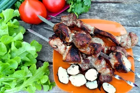 Шашлык на минеральной воде с печеным картофелем: шаг 4