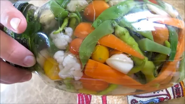 Соленья по-турецки. вкусные овощи туршу  #летовбанке: шаг 5