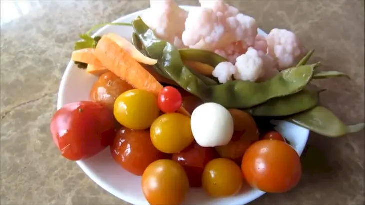 Соленья по-турецки. вкусные овощи туршу  #летовбанке: шаг 6