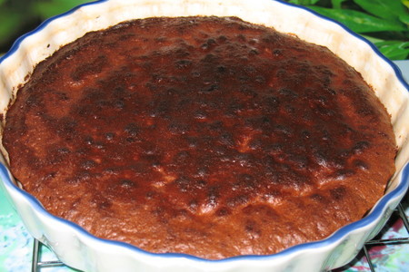 Шоколадный пирог с имбирем и тортик из него.: шаг 5