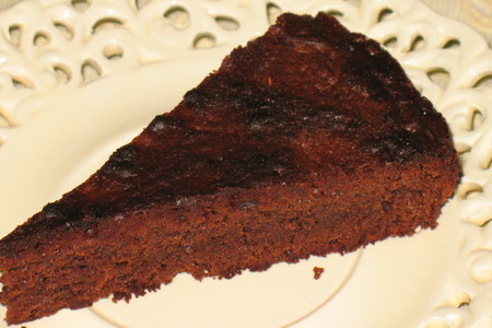 Шоколадный пирог с имбирем и тортик из него.: шаг 6