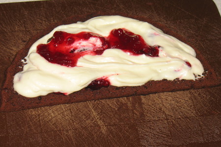 Шоколадный пирог с имбирем и тортик из него.: шаг 7
