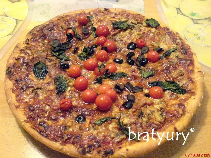 Pizza regina: шаг 8