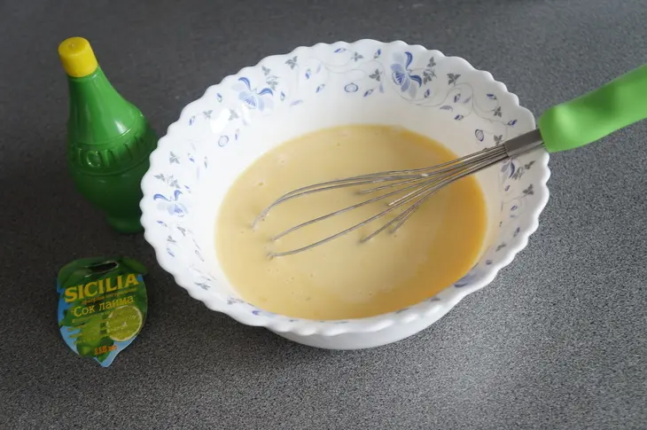 Лаймовый пирог с малиной: шаг 6