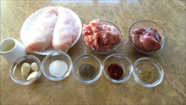 Фаршированная куриная грудка: шаг 1