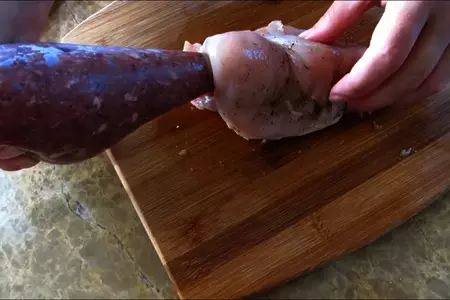 Фаршированная куриная грудка: шаг 4