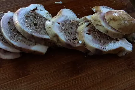 Фаршированная куриная грудка: шаг 7