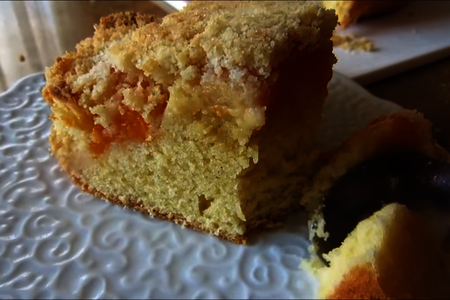 Всегда нарасхват, потому что вкусный! пирог с абрикосами и штрейзелем: шаг 5