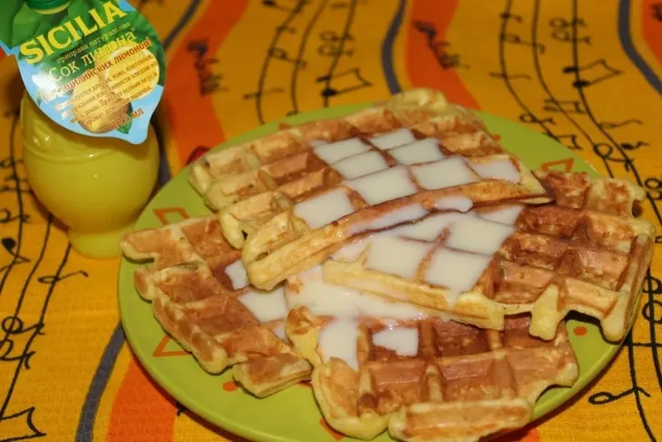 Творожные вафли со злаками: шаг 11