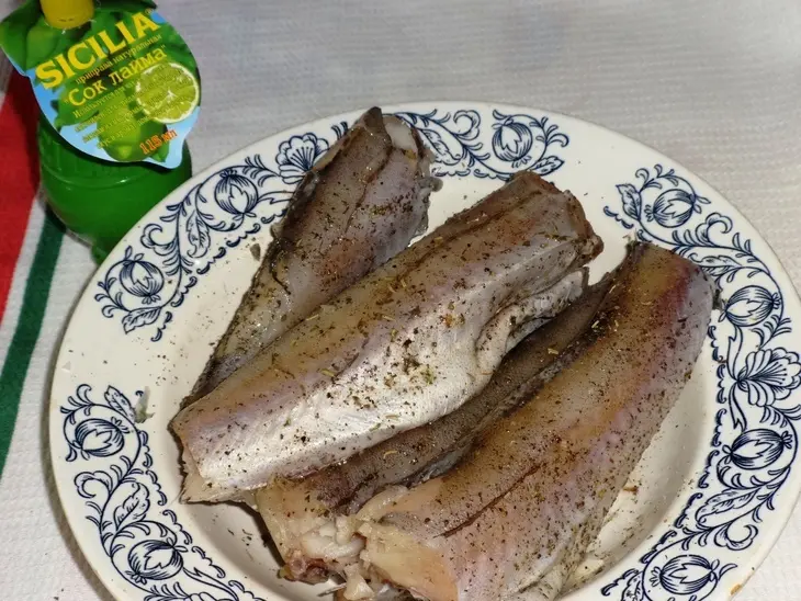 Рыба с пряным маслом: шаг 1